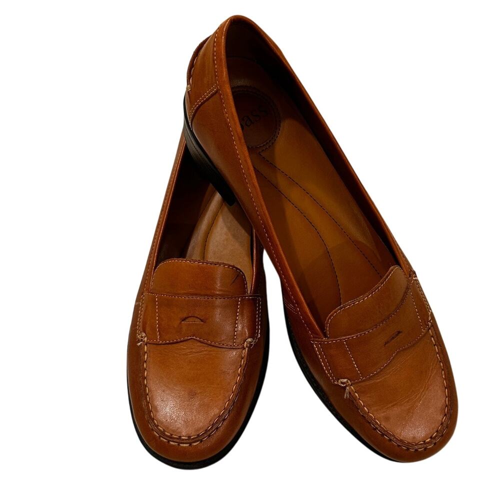 Bass Women’s Penny Loafers in Cognac Brown